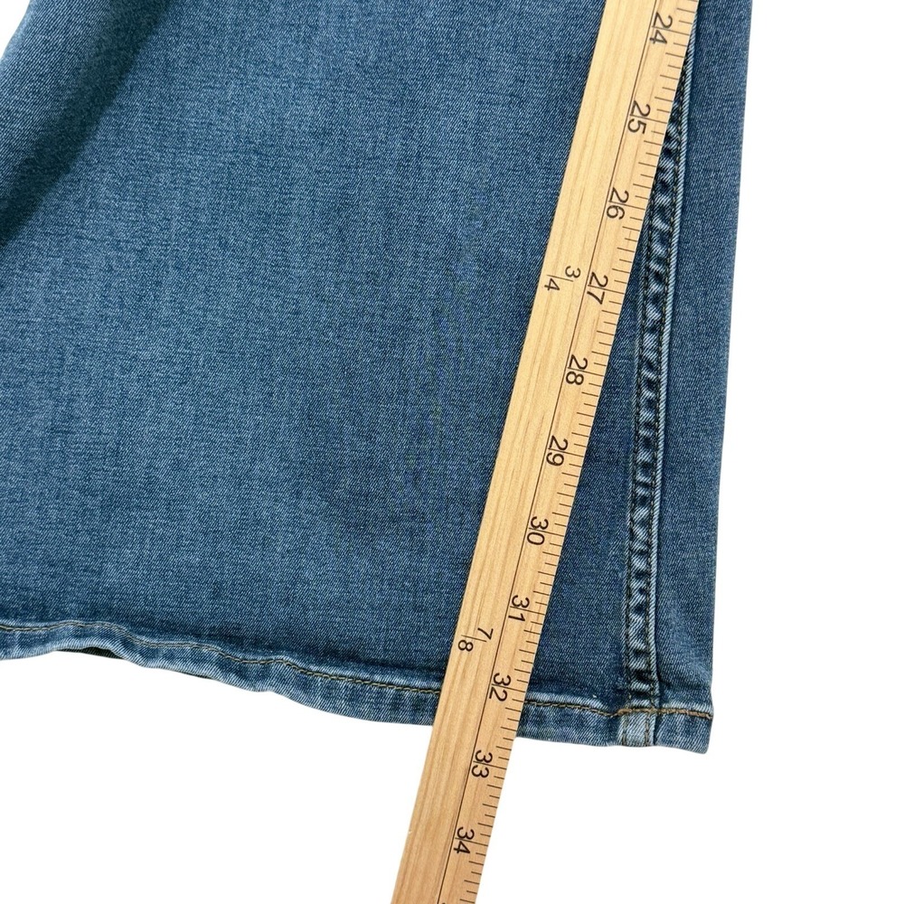 Free People Flare Jeans Womens Size 26 Pull On Stretch Bell Bottom Low Rise - Picture 6 of 10